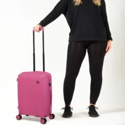 IT Luggage Spontaneous - Cabin (Azalea Pink) -Travel Luggage Store it Luggage MAR23 04 V2 PINK NO POCKET